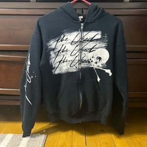 vintage the used band hoodie emo